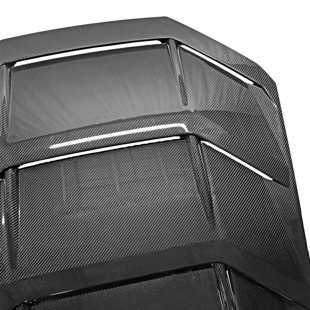 Exotic Car Gear Carbon Rear Louvered Engine Lid Cover for LP580-2