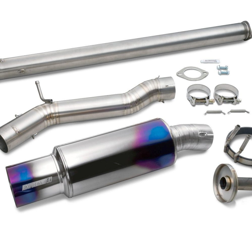 TOMEI Full Titanium EXPREME-Ti Exhaust System for CZ4A Mitsubishi Lancer Evolution X - Components