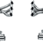 CARGRAPHIC Lightweight Sports Exhaust Kit w/ Race Silencers for 991 Porsche 911 GT3 / GT3 RS / R