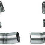 CARGRAPHIC Race Catalyst Pipe Set for 991 Porsche 911 Turbo / S - Non Valved Version