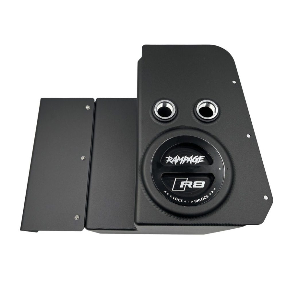 Rampage Fabrication Black Competition Ice Tank for 4S Audi R8 - Top View