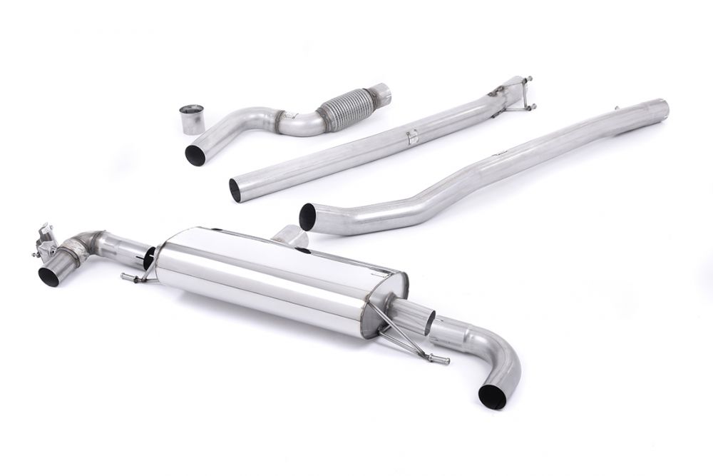 Milltek Non-Resonated Catback Exhaust System for W176 Mercedes-Benz A45 AMG - Valved Version