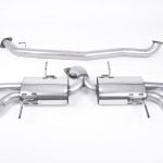 Milltek Non-Resonated Secondary Catback Exhaust System w/ EC Approval for R35 Nissan GT-R