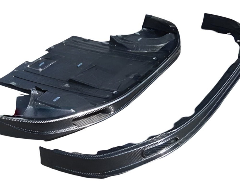 NordRing Carbon Front Lip Spoiler Set for DBA-R35 Nissan GT-R - Lip vs. Lip Set