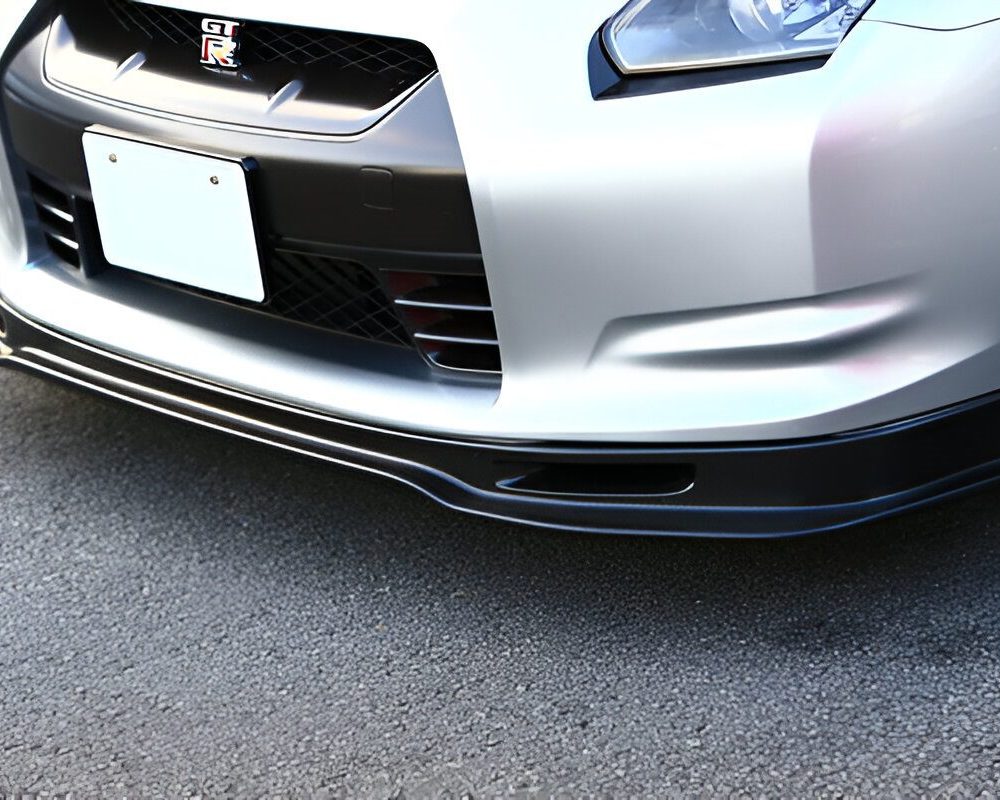 NordRing Carbon Front Lip Spoiler Set for CBA-R35 / DBA-R35 Nissan GT-R Installed