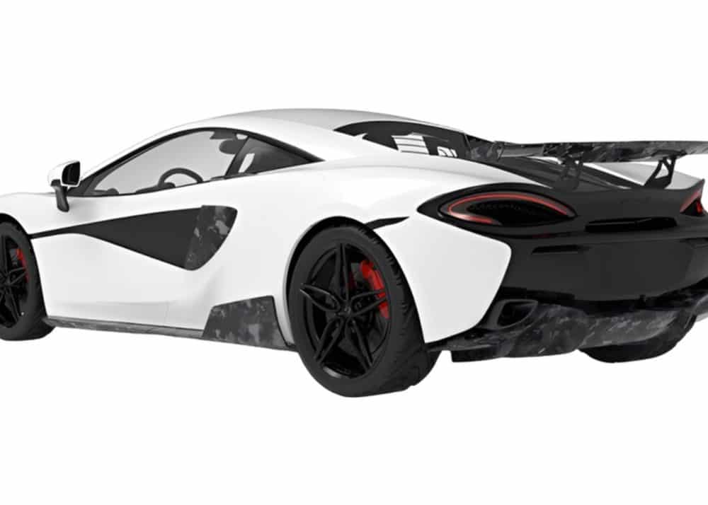 1016 Industries Rear Wing V1 for McLaren 570S - Bulletproof Automotive