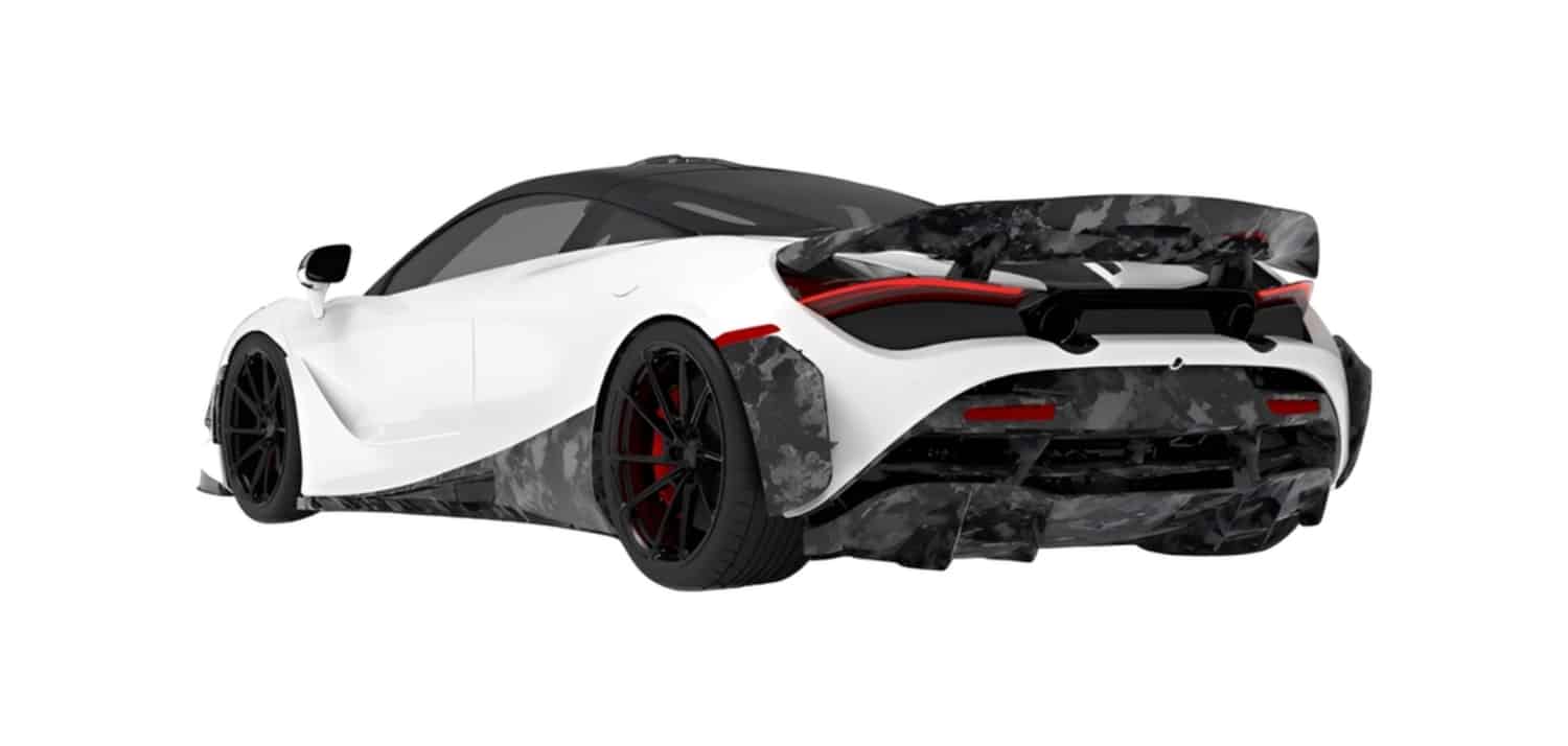 1016 Industries Rear Bumper Flaps for McLaren 720S - Bulletproof