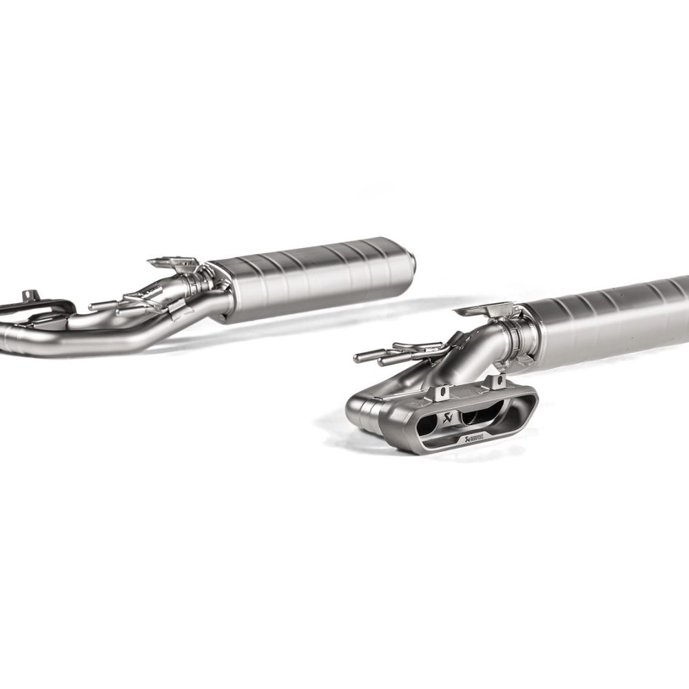 Akrapovič Titanium Evolution Line Exhaust System with Titanium Tailpipes for W463A Mercedes-AMG G63 (OPF/GPF)
