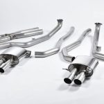 Milltek Valved Resonated Catback Exhaust System w/ EC Approval for F10 BMW M5 with Polished Tips