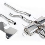 Milltek Valved & Non-Resonated Catback Exhaust System for FL5 Honda Civic Type R with Polished Tips