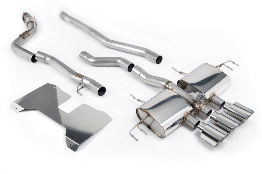 Milltek Valved & Non-Resonated Catback Exhaust System for FL5 Honda Civic Type R with Polished Tips