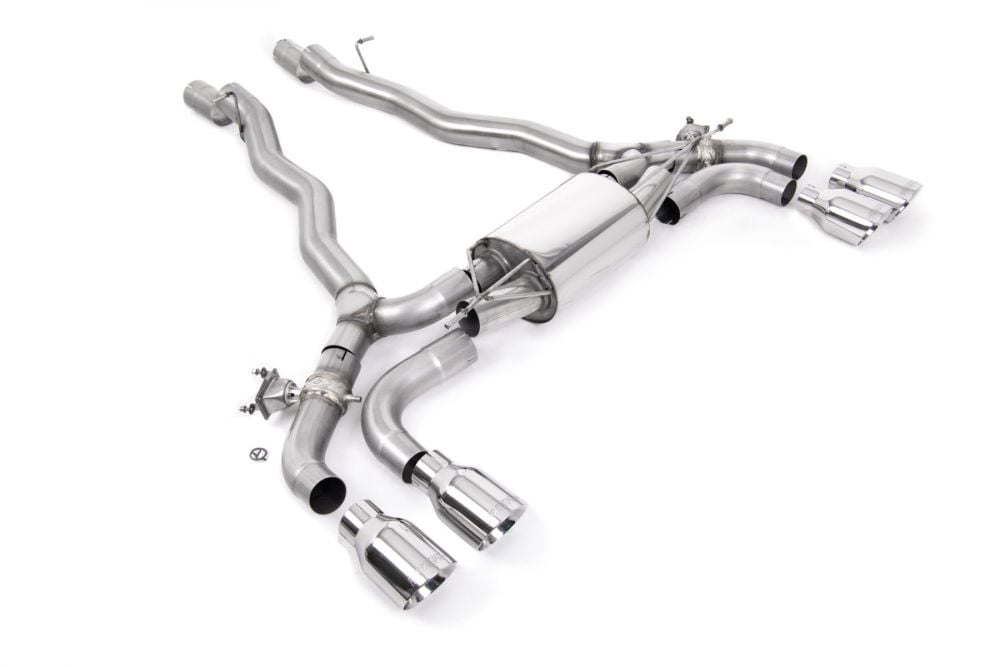 Milltek Valved & Resonated GPF-OPF-Back Exhaust System w/ EC Approval for F90 BMW M5 and Competition with Polished Tips