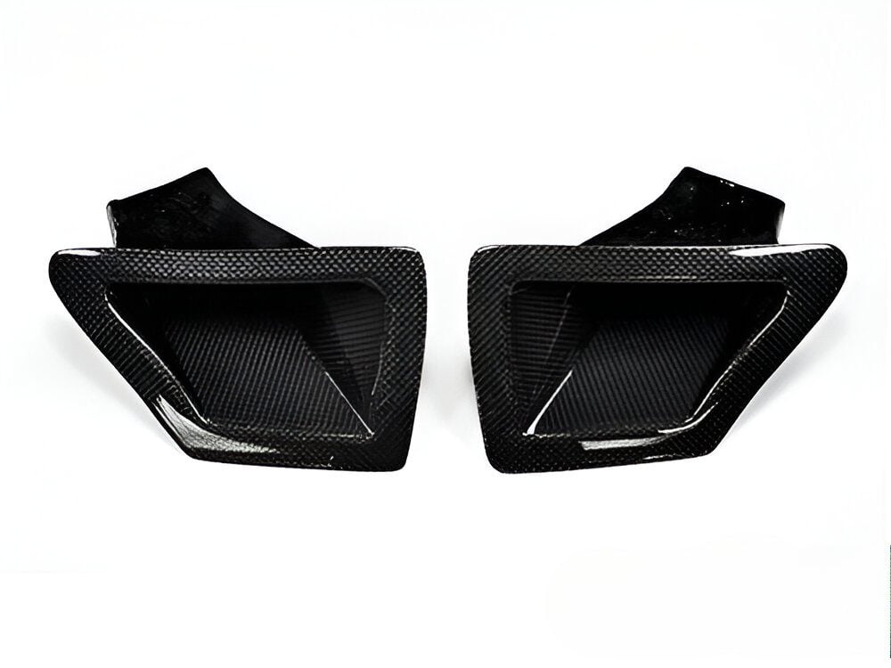 AutoTecknic Dry Carbon Front Bumper Air Ducts for Z34 Nissan 370Z