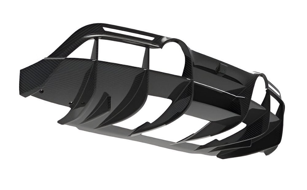 1016 Industries Rear Diffuser for Ferrari F8 Tributo