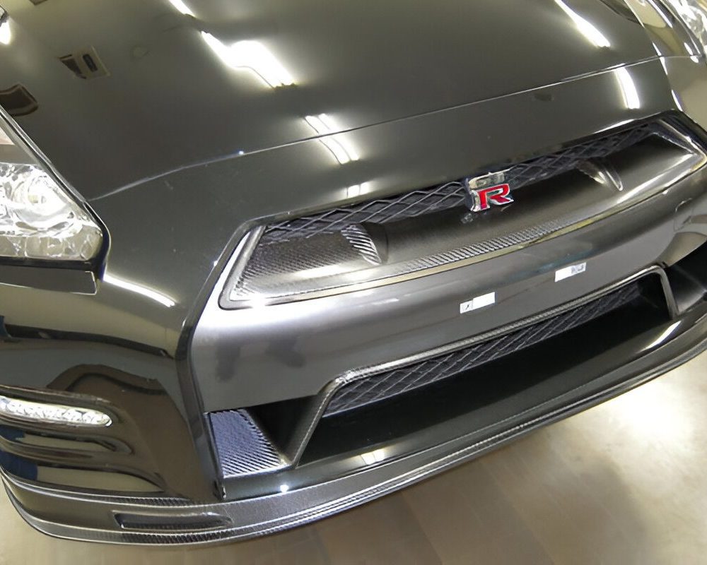 NordRing Carbon Front Bumper Duct Fin for DBA-R35 Nissan GT-R