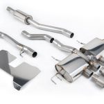 Milltek Valved Road+ Catback Exhaust System w/ OE-Style Tips for FL5 Honda Civic Type R with Brushed Titanium Tips