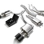 ARMYTRIX Valvetronic Exhaust System with Matte Black Tips for B8 Audi A4 / A5 Sportback / S4 / S5 Sportback [AUBS4-QS11M]