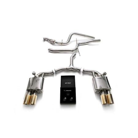 ARMYTRIX Stainless Steel Valvetronic Exhaust System Audi A4 (B9) 2.0 TFSI Sedan / Avant 2WD Non-OPF 2021+