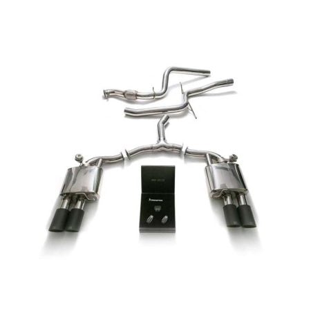 ARMYTRIX Stainless Steel Valvetronic Exhaust System Audi A4 (B9) 2.0 TFSI Sedan / Avant 2WD Non-OPF 2021+