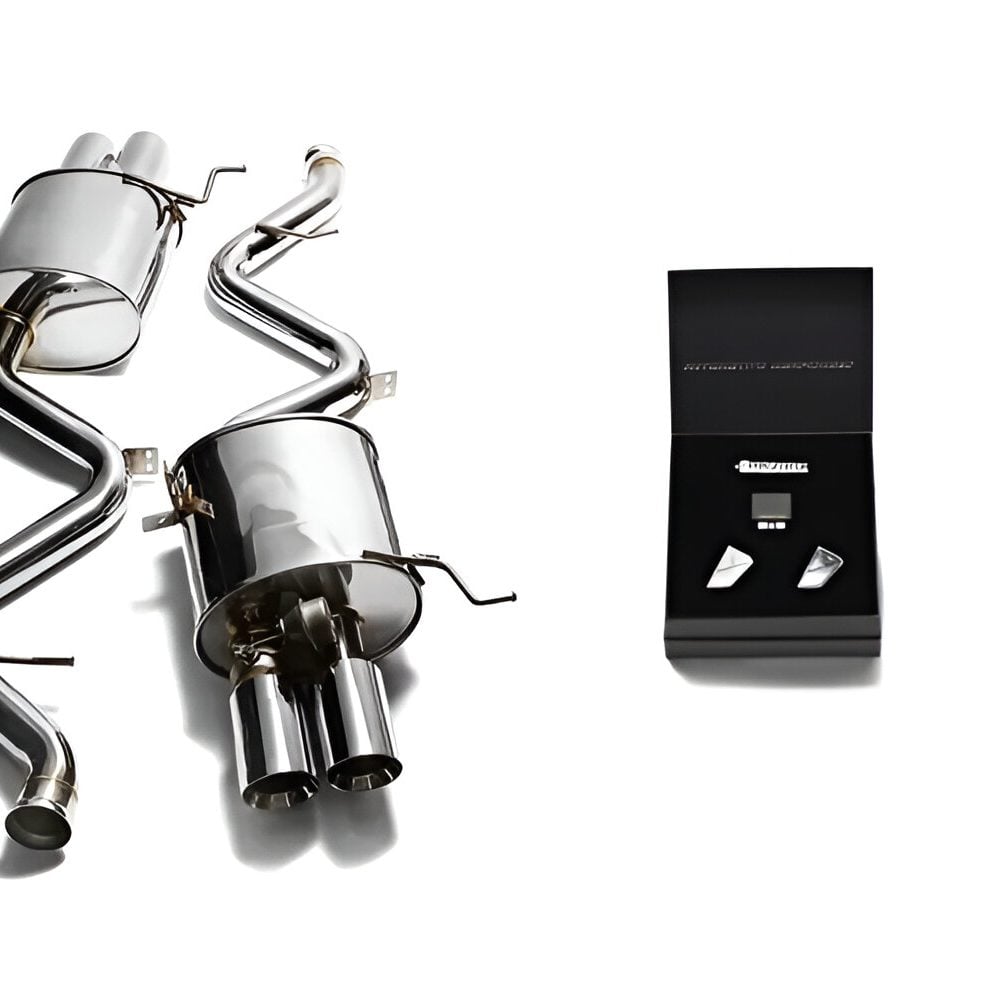 ARMYTRIX Valvetronic Mufflers w/ Chrome Silver Tips for E9X BMW M3