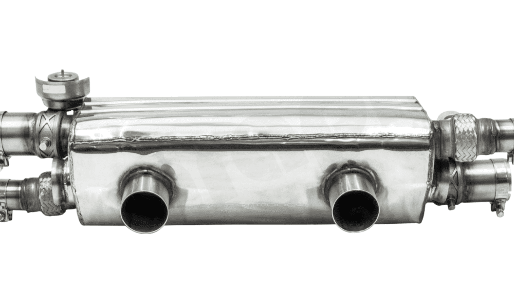 CARGRAPHIC PSE-Look Valved Rear Silencer for 991.2 Porsche 911 Carrera / 4 / 4S / GTS / S / T