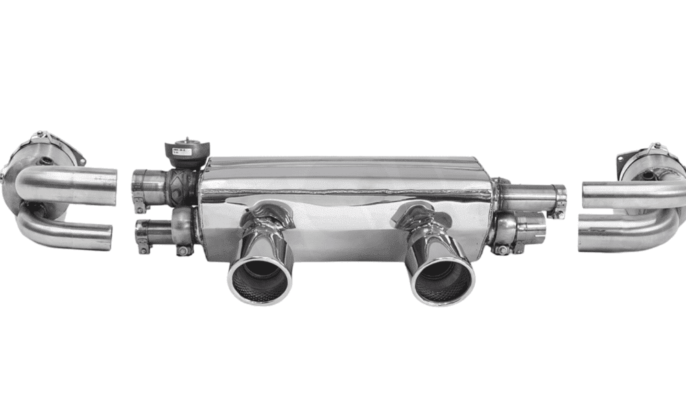 CARGRAPHIC PSE-Look Valved Turbo-Back Exhaust System for 991.2 Porsche 911 Carrera / S / T / GTS - Sport Catalyst Version
