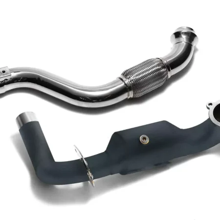 ARMYTRIX Ceramic Coated High-Flow Performance Race Downpipe | Link Pipe Mercedes-Benz A-Class | CLA-Class 2013-2018