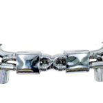CARGRAPHIC Catback Exhaust System for 991.1 Porsche 911 Carrera / 4 / 4S / GTS / S - Top View of TÜV & ECE Sound