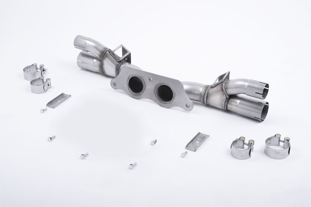 Milltek Non-Resonated Catback Exhaust System for 991.1 Porsche 911 GT3 / RS - Reuse OEM Tips Option