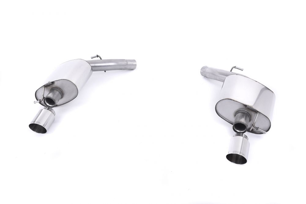 Milltek Rear Silencers w/ Polished Tips for L494 Land Rover Range Rover Sport