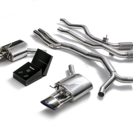 ARMYTRIX Valvetronic Exhaust System with Wireless Remotes and Blue Tips for B9 Audi RS4 & RS5 (facelift / OPF) [AU94R6-DS45B]