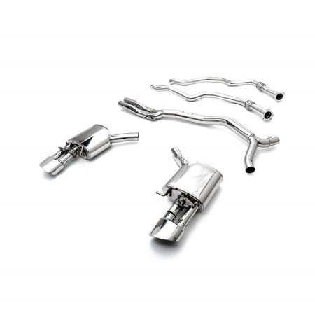 ARMYTRIX Valvetronic Exhaust System with Chrome Silver Tips for B9 Audi RS4 & RS5 (facelift / OPF) [AU94R6E-DS45C]