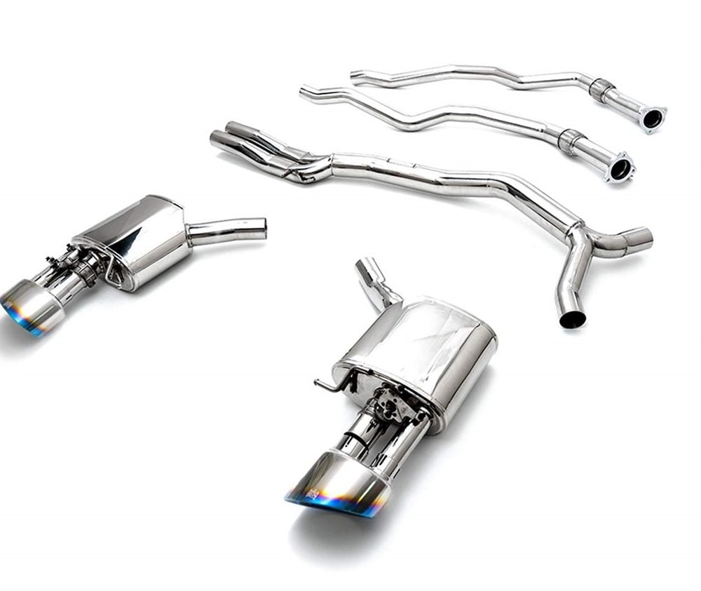 ARMYTRIX Valvetronic Exhaust System with Blue Tips for B9 Audi RS4 & RS5 (pre-facelift / non-OPF)
