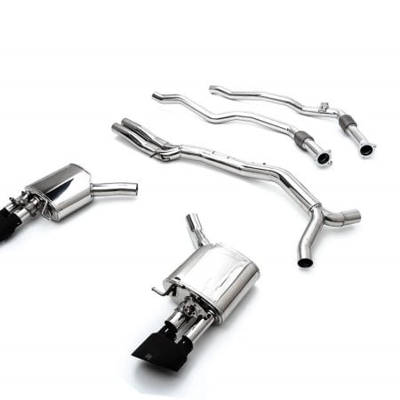 ARMYTRIX Valvetronic Exhaust System with Matte Black Tips for B9 Audi RS4 & RS5 (facelift / OPF) [AU94R6E-DS45M]
