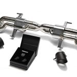 ARMYTRIX Titanium Valvetronic Catback Exhaust System with Matte Black Tips for Type-42 Audi R8 (facelift / V10)