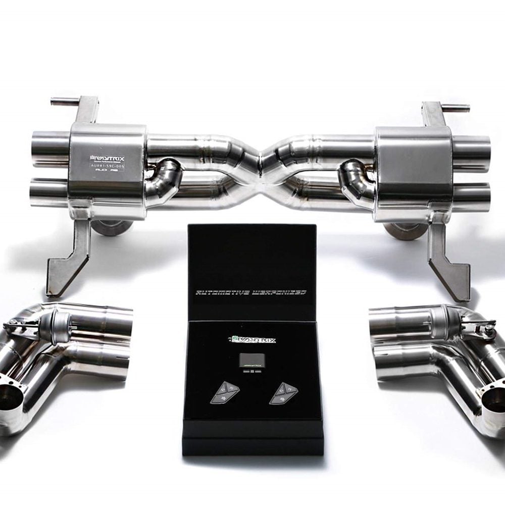 ARMYTRIX Titanium Valvetronic Catback Exhaust System for Type-42 Audi R8 (pre-facelift / V8)