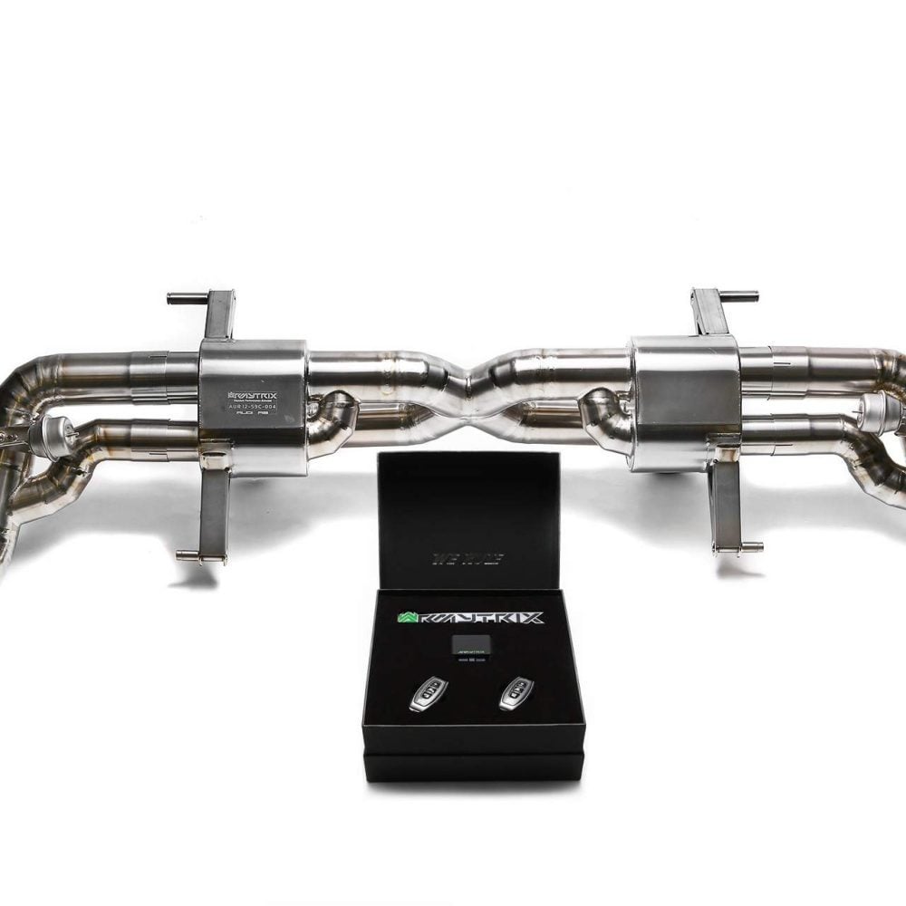 ARMYTRIX Titanium Valvetronic Catback Exhaust System for Type-42 Audi R8 (facelift / V8)