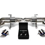 ARMYTRIX Titanium Valvetronic Catback Exhaust System with Blue Tips for Type-42 Audi R8 (facelift / V10)