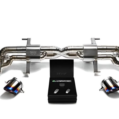 ARMYTRIX Titanium Valvetronic Exhaust System with Blue Tips for Type-42 Audi R8 (facelift / V10) [AUR12-DT16B]