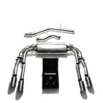 ARMYTRIX Valvetronic Exhaust System w/ Chrome Silver Tips for 8V Audi S3 (sedan)