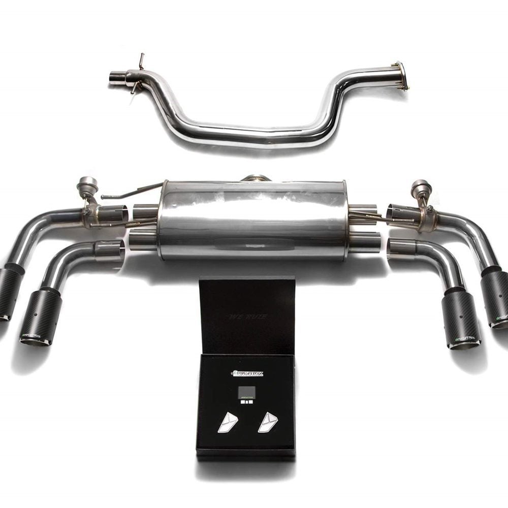 ARMYTRIX Valvetronic Exhaust System w/ Carbon Tips for 8J Audi TT (FWD) [AU8JT-QC11]
