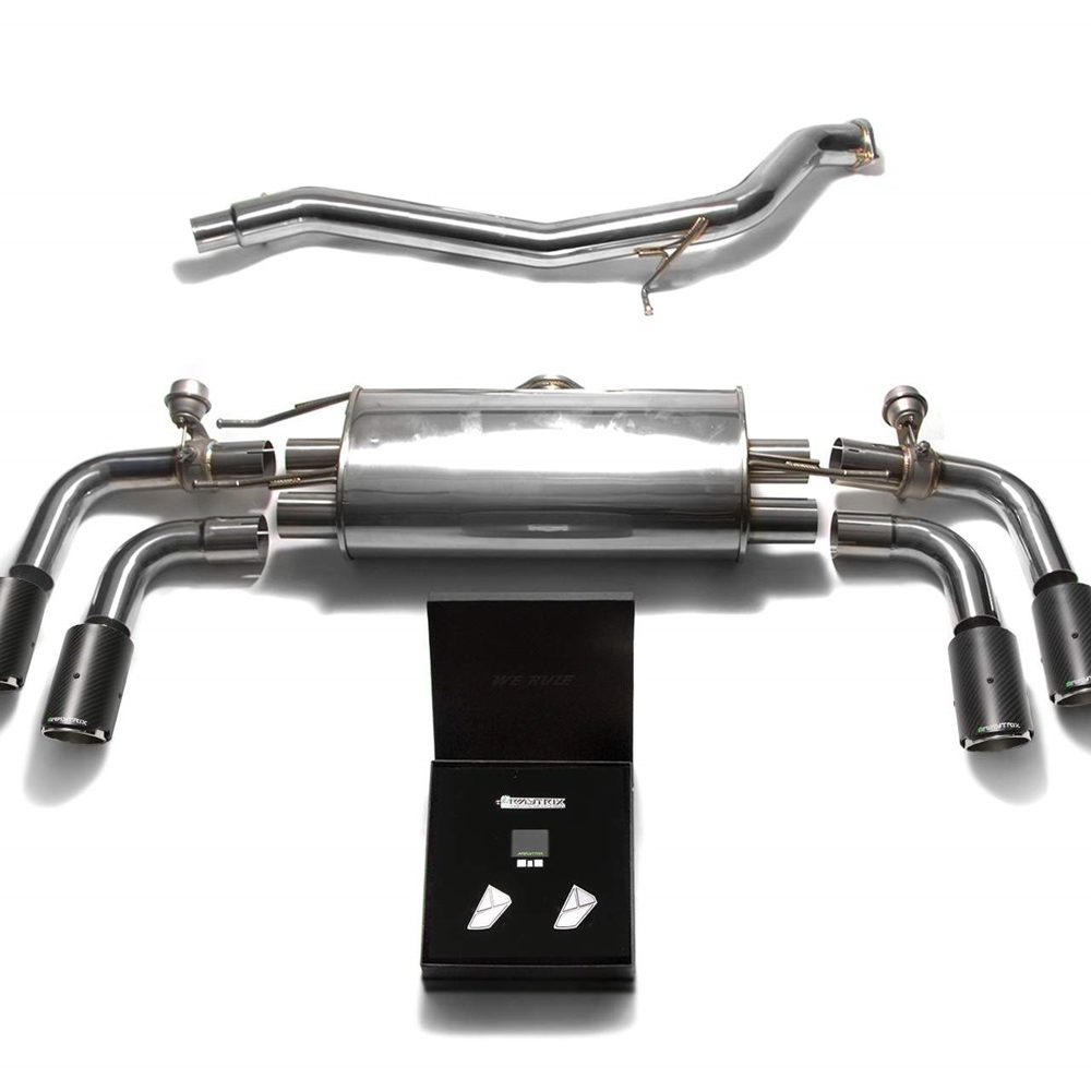 ARMYTRIX Valvetronic Exhaust System w/ Carbon Tips for 8J Audi TT & TTS (quattro) [AU8JS-QC11]