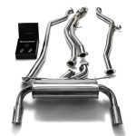 ARMYTRIX Valvetronic Exhaust System with Chrome Silver Tips for F2X BMW M135i / M235i
