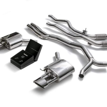 ARMYTRIX Valvetronic Exhaust System with Wireless Remotes and Chrome Silver Tips for B9 Audi RS4 & RS5 (pre-facelift / non-OPF) [AU94R-DS45C]