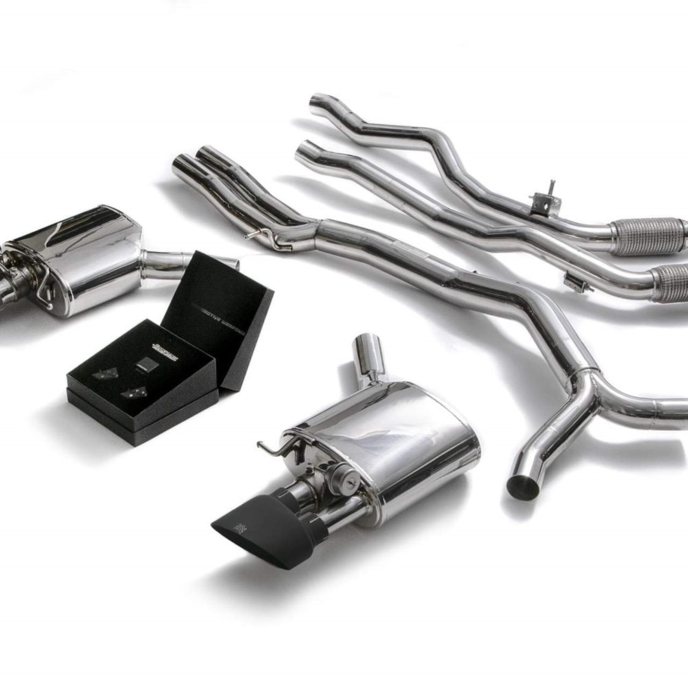 ARMYTRIX Valvetronic Exhaust System with Wireless Remotes and Matte Black Tips for B9 Audi RS4 & RS5 Sportback (pre-facelift / non-OPF)