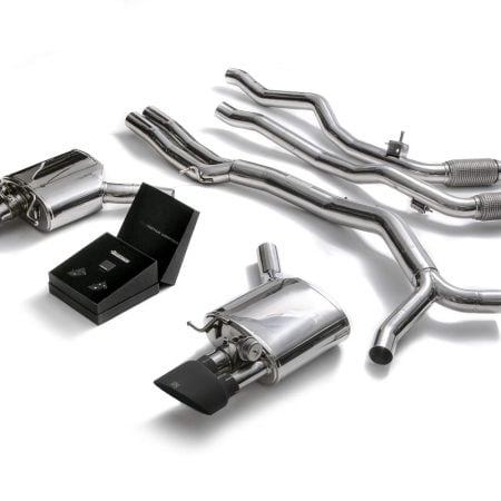 ARMYTRIX Valvetronic Exhaust System with Wireless Remotes & Matte Black Tips for B9 Audi RS5 Coupe (pre-facelift / non-OPF) [AU95R-DS45M]