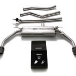 ARMYTRIX Valvetronic Exhaust System with Matte Black Tips for C117 Mercedes-Benz CLA180, CLA200 and CLA250 (pre-facelift / FWD)