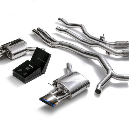 ARMYTRIX Valvetronic Exhaust System with Wireless Remotes and Blue Tips for B9 Audi RS4 & RS5 Sportback (pre-facelift / non-OPF) [AU94R-DS45B]