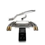 ARMYTRIX Valvetronic Exhaust System w/ Gold Tips for 8X Audi S1 - Components