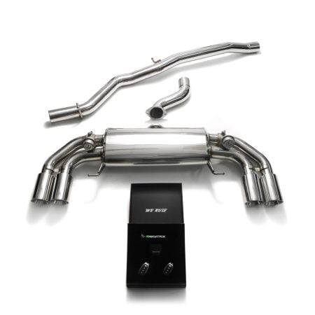 ARMYTRIX Valvetronic Exhaust System w/ Chrome Silver Tips for 8X Audi S1 [AU8XS-QS11C]
